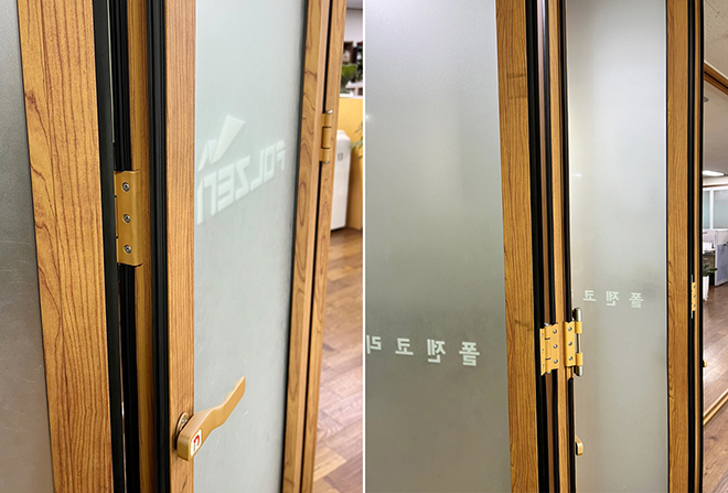 Folding Door Extension System(Wood texture pattern) Image3